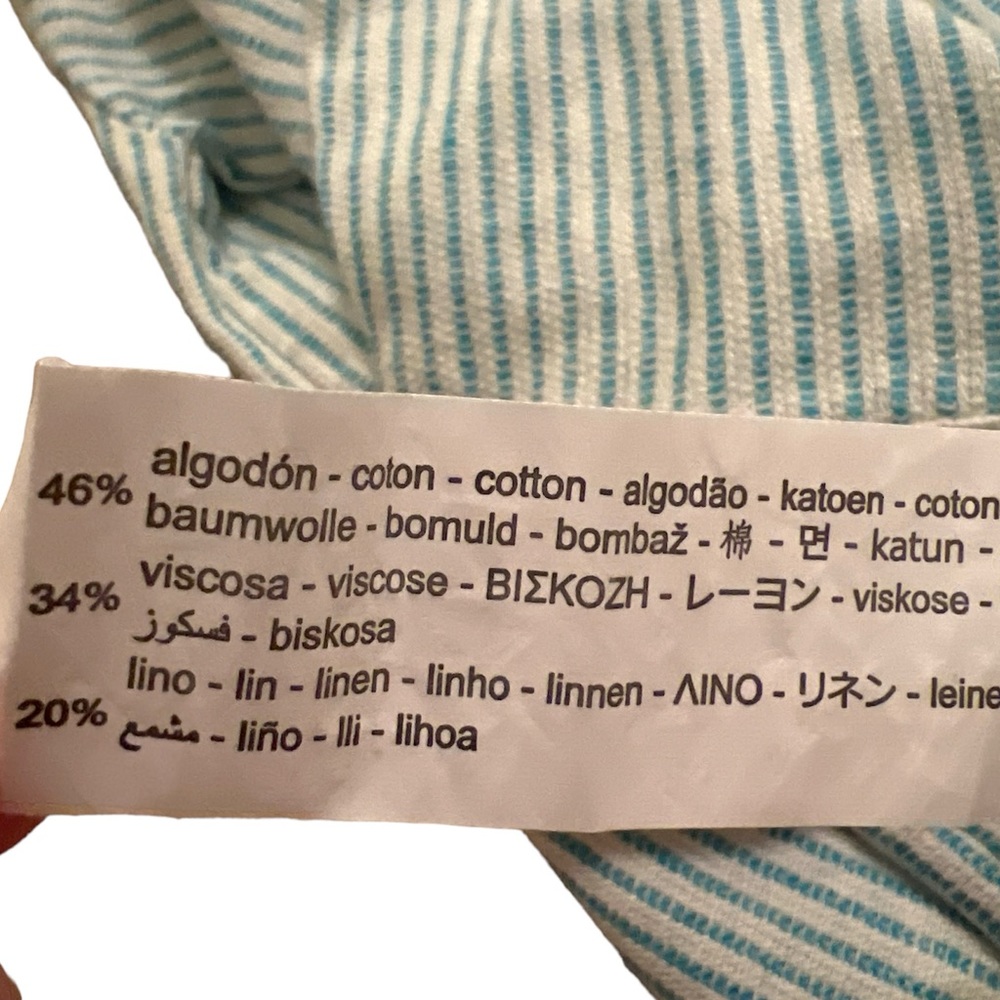 ZARA | linen button down collard shirt - Picture 2 of 3